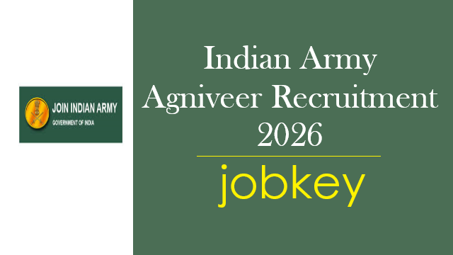 Indian Army Agniveer Rally Online Form 2026-jobkey